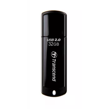 TRANSCEND Jetflash 350 - 32GB USB Stick - USB 2.0 - Μαύρο