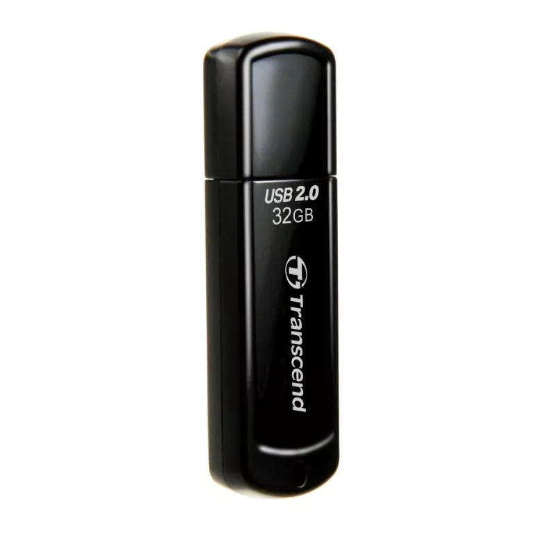 TRANSCEND Jetflash 350 - 32GB USB Stick - USB 2.0 - Μαύρο