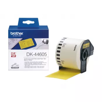 Brother DK-44605 Ετικέτα εκτυπωτή κίτρινη