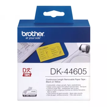 Brother DK-44605 Ετικέτα εκτυπωτή κίτρινη