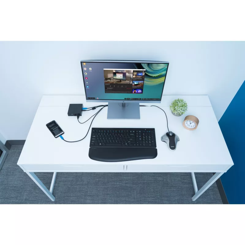 Kensington Orbit Οπτικό Trackball, αμφίχειρο, οπτικό, USB Type-A, ασημί