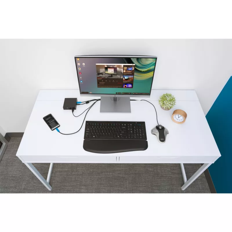 Kensington Orbit Οπτικό Trackball, αμφίχειρο, οπτικό, USB Type-A, ασημί