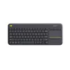 LOGITECH Wireless Touch Keyboard K400 Plus - μαύρο - Qwerty ολλανδικό