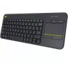 LOGITECH Wireless Touch Keyboard K400 Plus - μαύρο - Qwerty ολλανδικό