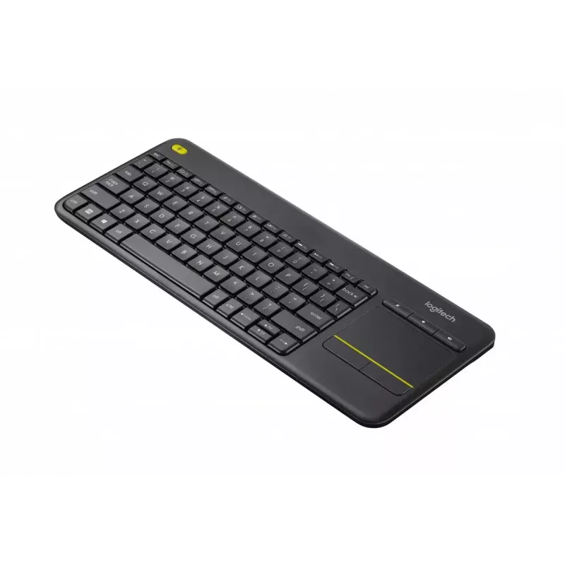 LOGITECH Wireless Touch Keyboard K400 Plus - μαύρο - Qwerty ολλανδικό