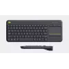 LOGITECH Wireless Touch Keyboard K400 Plus - μαύρο - Qwerty ολλανδικό