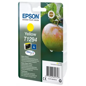 Epson Apple Ατομική συσκευασία κίτρινο T1294 DURABrite Ultra μελάνι, κίτρινο, μελάνι pigment, 7 ml, 1 τεμ., 616 σελίδες