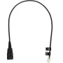 Καλώδιο τηλεφώνου Jabra 8800-00-01 QD RJ10 0,5 m μαύρο