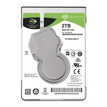 Seagate Barracuda Εσωτερικός σκληρός δίσκος 2,5 ιντσών 2 TB 5400 RPM 128 MB 2.5 ιντσών Serial ATA III
