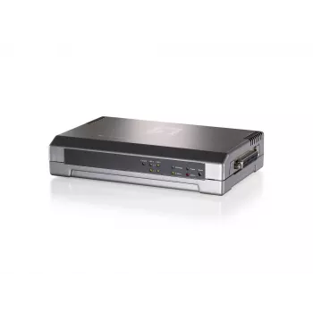 LevelOne διακομιστής εκτύπωσης, 2 x USB, 1 x παράλληλη, γκρι, δραστηριότητα, σύνδεση, τροφοδοσία, κατάσταση, Ταϊβάν, Ethernet LAN, IEEE 802.3, IEEE 802.3u, 10,100 Mbit/s