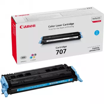 Canon 707 δοχείο τόνερ 1 τεμ. γνήσιο κυανό