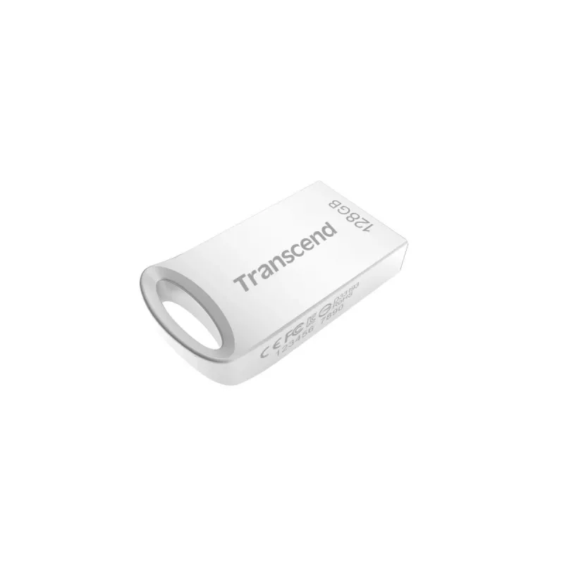 TRANSCEND JetFlash 710 - 64 GB USB stick - USB 3.0 - TLC - ασημί
