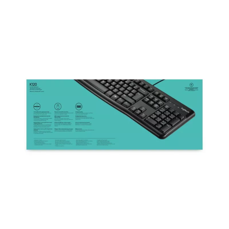 LOGITECH OEM πληκτρολόγιο K120 AZERTY γαλλικό