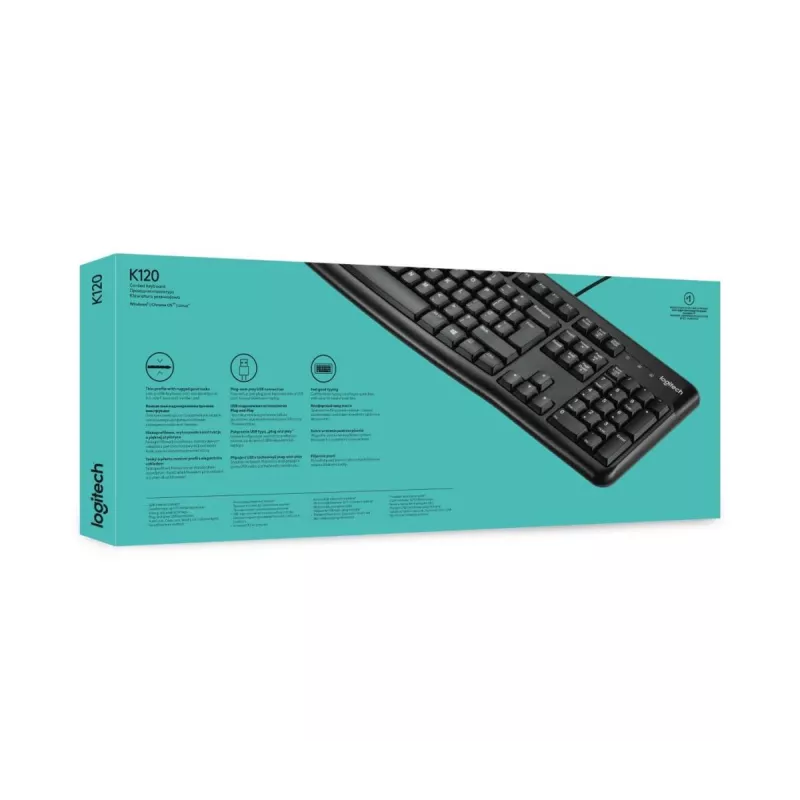 LOGITECH OEM πληκτρολόγιο K120 AZERTY γαλλικό