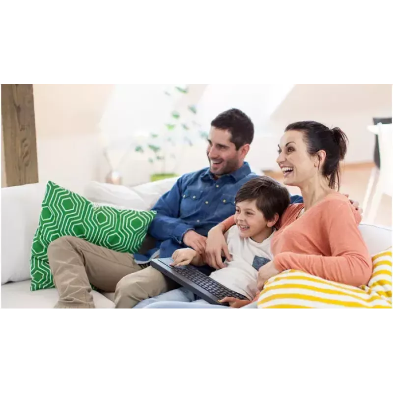 LOGITECH Wireless Touch Keyboard K400 Plus - μαύρο - QWERTZ γερμανικό