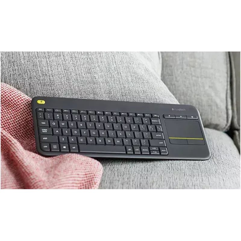 LOGITECH Wireless Touch Keyboard K400 Plus - μαύρο - QWERTZ γερμανικό