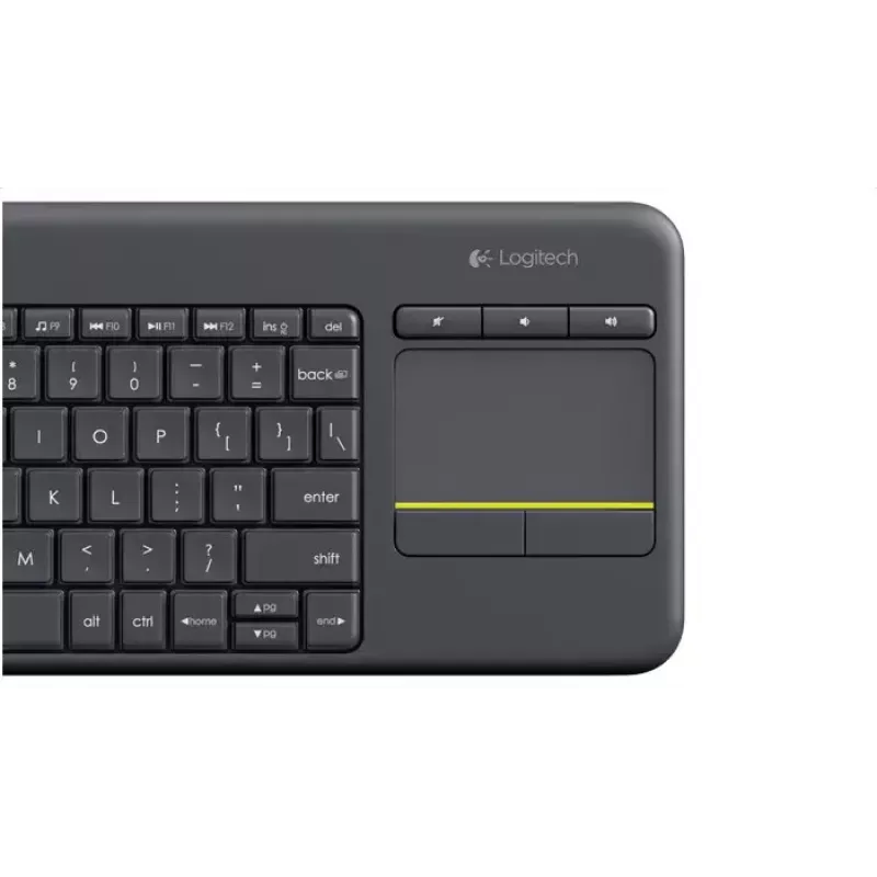 LOGITECH Wireless Touch Keyboard K400 Plus - μαύρο - QWERTZ γερμανικό