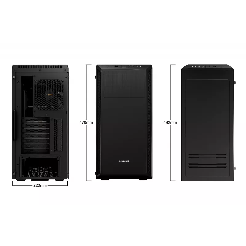 be quiet Pure Base 600 Window Midi Tower μαύρο