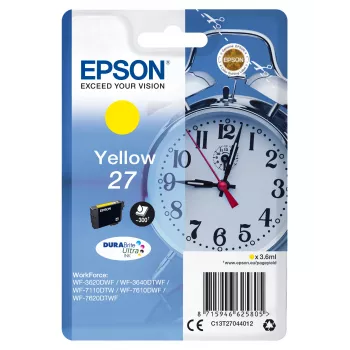Epson Ξυπνητήρι συσκευασία 1 τεμ. Κίτρινο 27 DURABrite Ultra Ink