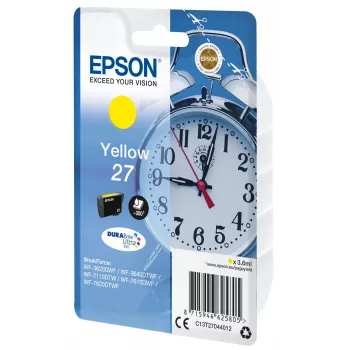 Epson Ξυπνητήρι συσκευασία 1 τεμ. Κίτρινο 27 DURABrite Ultra Ink