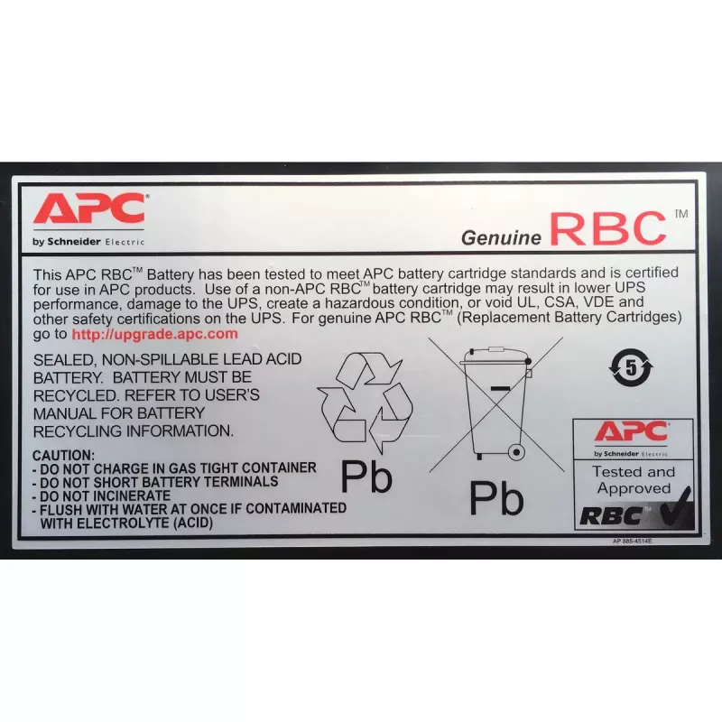 APC Ανταλλακτικό δοχείο μπαταρίας RBC22 (OEM)