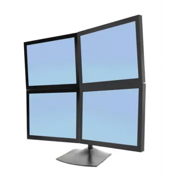 Βάση οθόνης γραφείου Ergotron DS Series DS100 Quad 61 cm Μαύρο