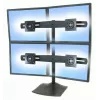 Βάση οθόνης γραφείου Ergotron DS Series DS100 Quad 61 cm Μαύρο