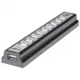 Manhattan USB-A 10-Port Desktop Hub, 10x θύρες USB-A, 480 Mbit/s (USB 2.0), τροφοδοσία μέσω USB ή εξωτερικού τροφοδοτικού (δεν περιλαμβάνεται) για αυξημένη απόδοση στις συνδεδεμένες συσκευές
