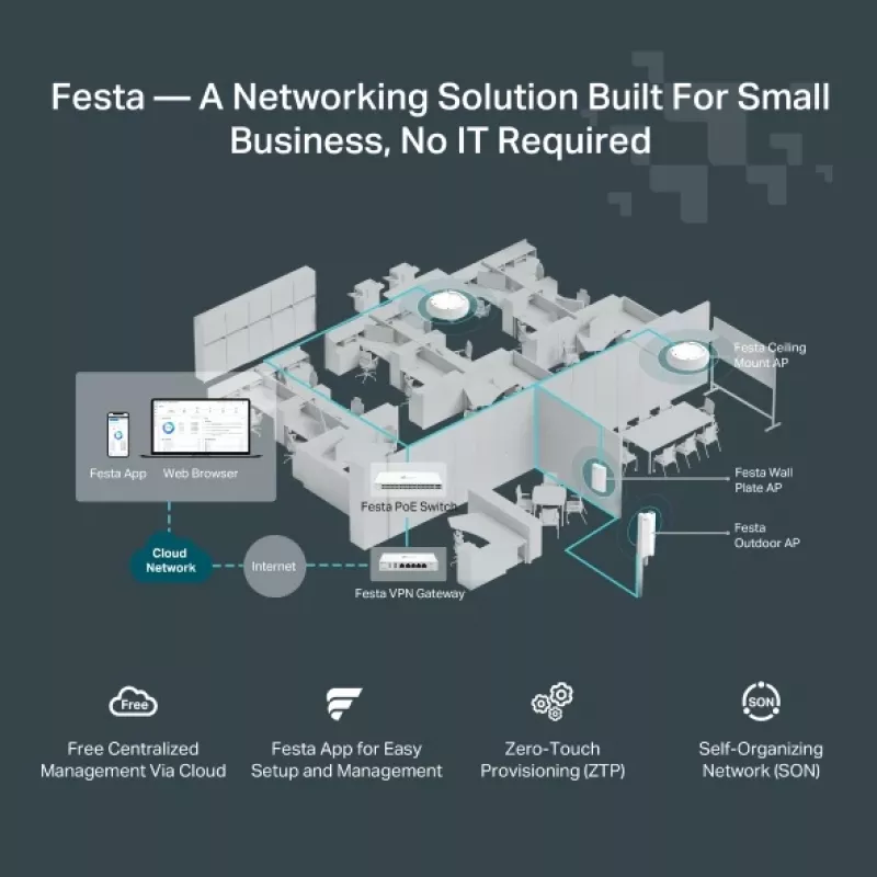 TP-Link Festa F65-Outdoor 3000 Mbit/s Λευκό Power over Ethernet (PoE)