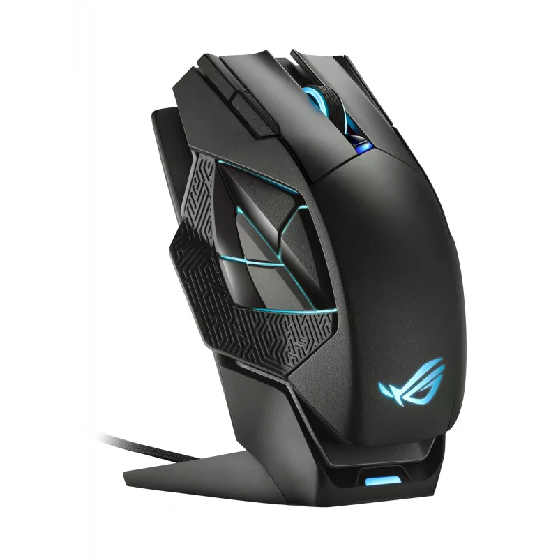 Ποντίκι ASUS ROG Spatha X Gaming Δεξιόχειρας RF Wireless + USB Type-C Οπτικό 19000 DPI