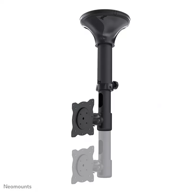 Neomounts FPMA-C025BLACK βάση οροφής οθόνης/τηλεόρασης 10-30 ίντσες - h 37-47 cm - με κλίση