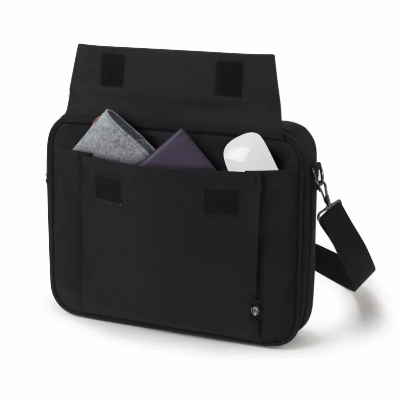 DICOTA Eco Multi Base - τσάντα notebook 13-14.1in - μαύρο / 300d Rpet πολυεστέρας