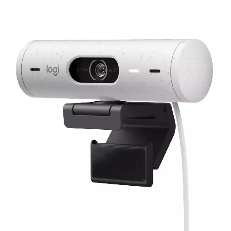 Webcam Logitech Brio 500 Full HD 4MP USB-C λευκό