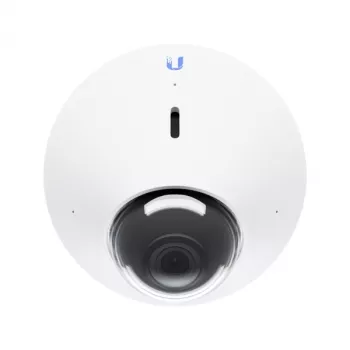 Κάμερα παρακολούθησης IP UBIQUITI UVC‑G4‑DOME — Dome, τοποθέτηση οροφής, ενσύρματη, 5 MP (2688x1512), 86° οριζόντια, εξωτερικού/εσωτερικού χώρου, λευκό