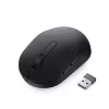 DELL Pro Plus Compact ποντίκι - MS5120W - μαύρο, αμφίχειρο, οπτικό, RF Wireless + Bluetooth, 1600 DPI, μαύρο