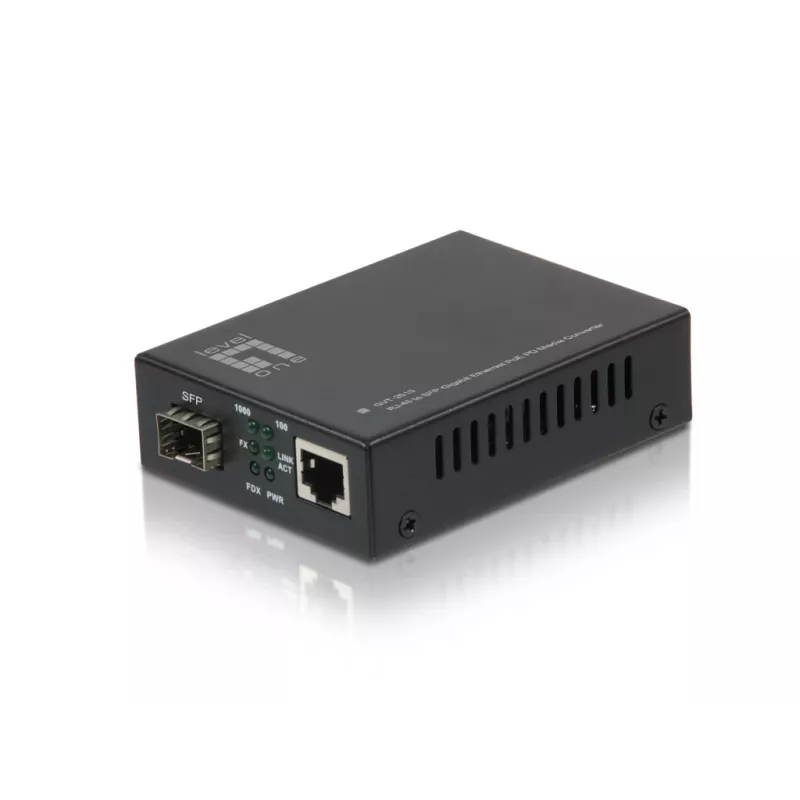 Μετατροπέας μέσων LevelOne RJ45 σε SFP Gigabit, PoE PD