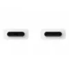 Καλώδιο Samsung USB-C σε USB-C 3A 1,8 m — βύσμα USB-C σε USB-C, λευκό
