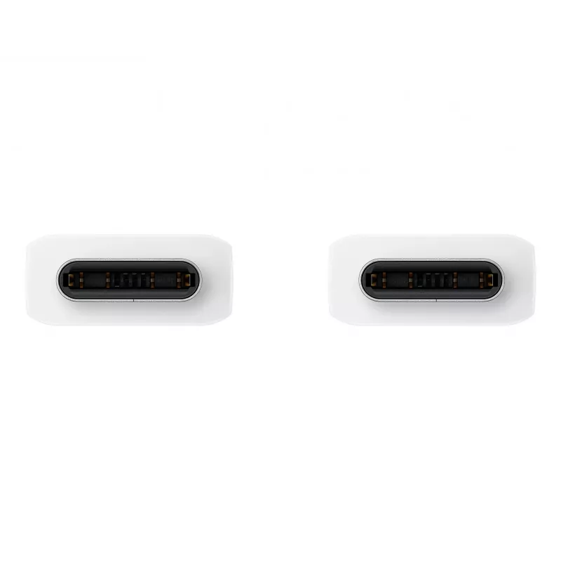 Καλώδιο Samsung USB-C σε USB-C 3A 1,8 m — βύσμα USB-C σε USB-C, λευκό