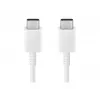 Καλώδιο Samsung USB-C σε USB-C 3A 1,8 m — βύσμα USB-C σε USB-C, λευκό