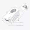 TP-Link TL-PA7027P KIT PowerLine Προσαρμογέας Δικτύου 1000 Mbit/s Ethernet LAN λευκό 2 τεμ.