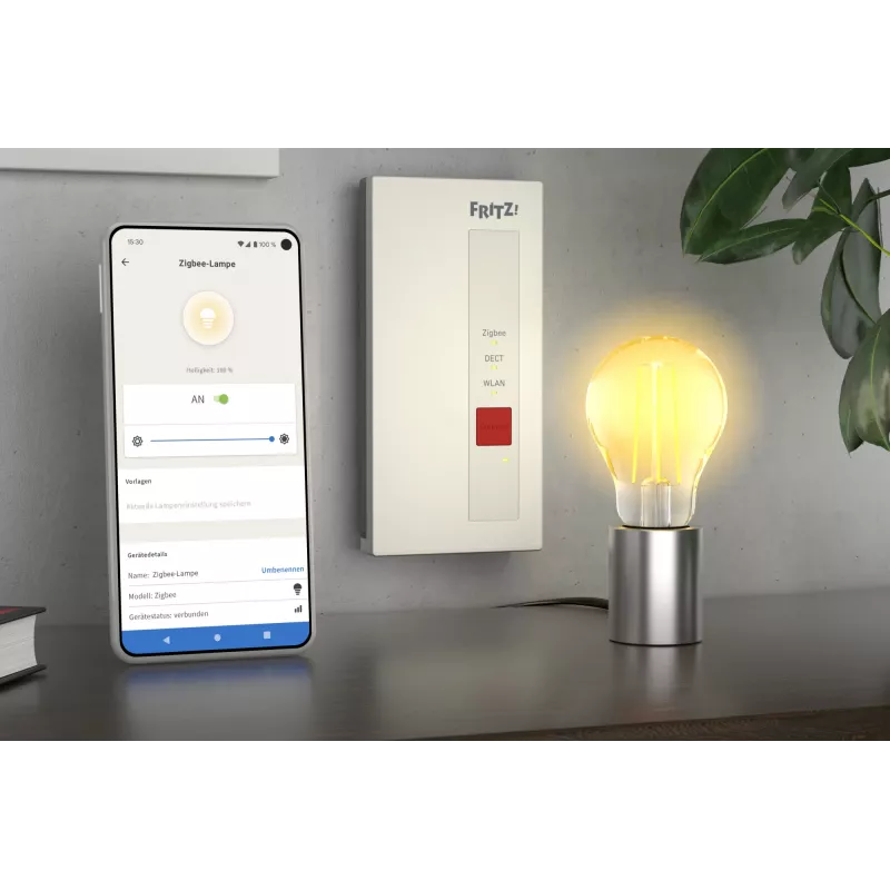 FRITZ!DECT Smart Gateway Ασύρματο λευκό Gigabit Ethernet 128-bit AES