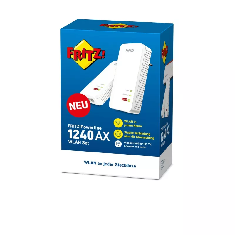 Powerline 1240 AX WLAN Σετ 1200 Mbit/s Ethernet LAN Wi-Fi λευκό 2 τεμ.