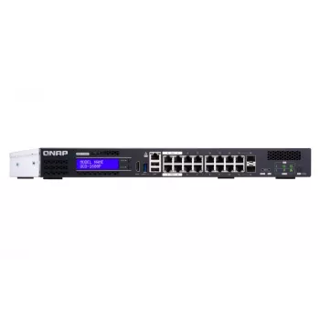 QNAP QGD-1600P Managed Gigabit Ethernet (10/100/1000) Power over Ethernet (PoE) 1U μαύρο, γκρι