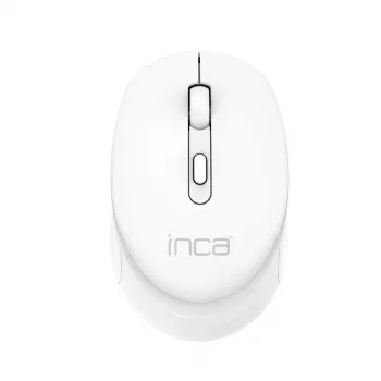 INCA Ασύρματο ποντίκι Iwm-243rb Candy Design - Rf Wireless 2,4GHz - 1600dpi - λευκό