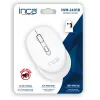INCA Ασύρματο ποντίκι Iwm-243rb Candy Design - Rf Wireless 2,4GHz - 1600dpi - λευκό