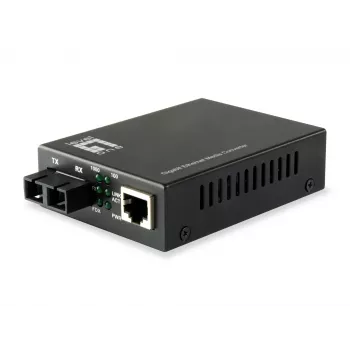 LevelOne RJ45 σε SC Gigabit μετατροπέας μέσων, Singlemode-ίνα, 20 km