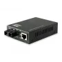 LevelOne RJ45 σε SC Gigabit μετατροπέας μέσων, Singlemode-ίνα, 20 km
