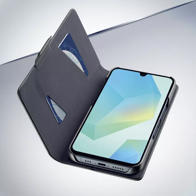 Cellularline Book - Galaxy A16 Θήκη βιβλίου με θήκη καρτών και μαγνητικό κλείσιμο