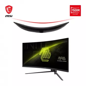 MSI MAG 345CQRDE Οθόνη Υπολογιστή 86,4 cm (34 ίντσες) 3440 x 1440 Pixel UltraWide Dual Quad HD Μαύρο