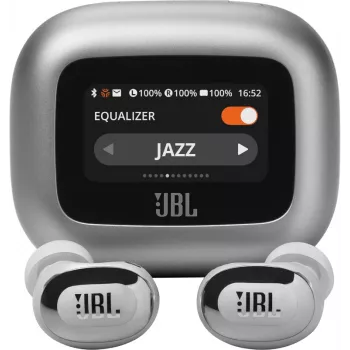 JBL Live Buds 3 Headset Ασύρματο In-Ear Κλήσεις/Μουσική/Άθληση/Καθημερινή Χρήση Bluetooth Ασημί